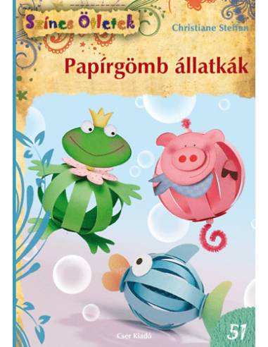 Papírgömb állatkák - Színes Ötletek 51.