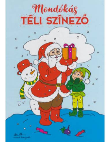 Mondókás téli színező