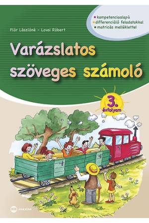 Varázslatos szöveges számoló 3. évfolyam - Matricás melléklettel