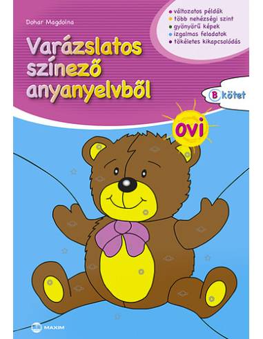 Varázslatos színező anyanyelvből OVI B kötet
