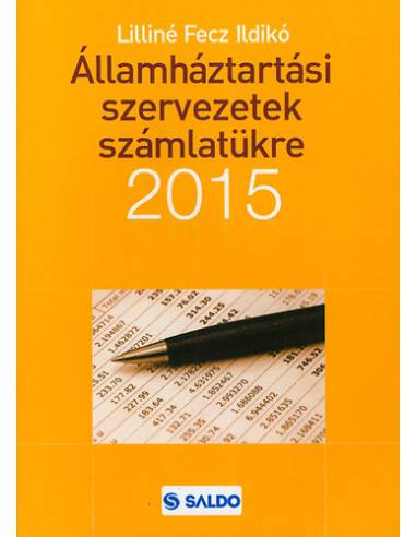 Államháztartási szervezetek számlatükre 2015