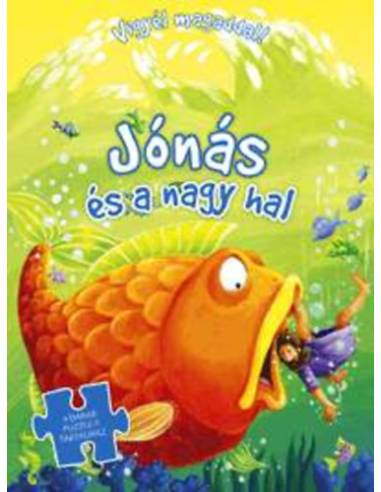 Jónás és a nagy hal - 4 darab puzzle-t tartalmaz