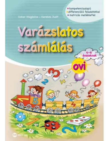 Varázslatos számlálás ovi 4-6 éveseknek - Matricás melléklettel