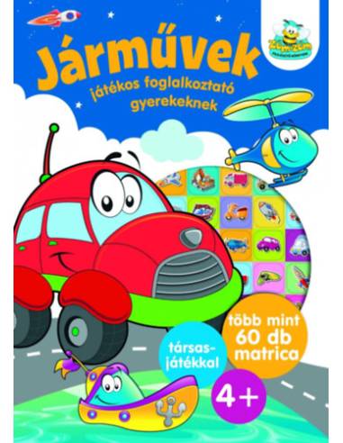 Járművek - Játékos foglalkoztató gyerekeknek