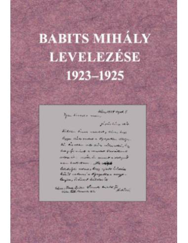 Babits Mihály levelezése 1923-1925