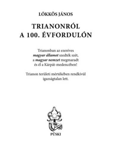 Trianonról a 100. évfordulón