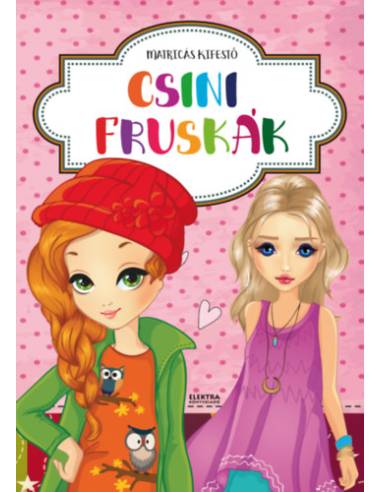 Csini fruskák - Matricás kifestő