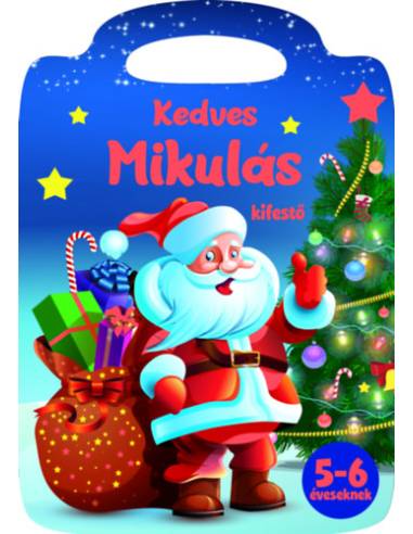Kedves Mikulás - kifestő
