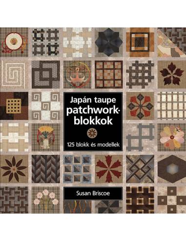 Japán taupe patchworkblokkok - 125 blokk és modellek