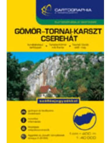 Gömör-Tornai-karszt és Cserehát turistakalauz 1:40 000 - Településismertetőkkel