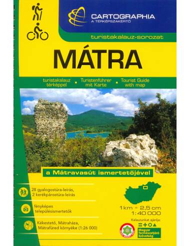 MÁTRA TURISTAKALAUZ 1:40 000 "SC" - a Mátravasút ismertetőjével