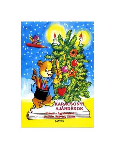Karácsonyi ajándékok - Kifestő - foglalkoztató