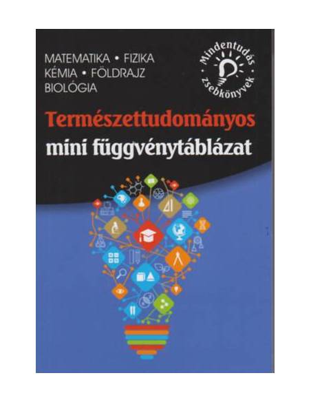Természettudományos mini függvénytáblázat - matematika, fizika, kémia, földrajz, biológia