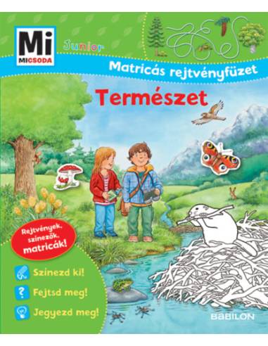 Természet - Mi Micsoda Junior Matricás rejtvényfüzet