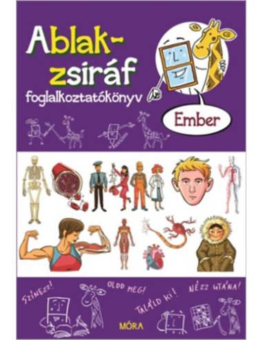 Ablak-zsiráf foglalkoztatókönyv - Ember