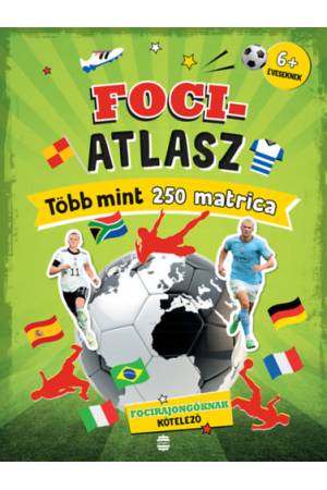 Fociatlasz több mint 250 matricával