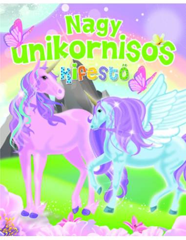 Nagy unikornisos kifestő -