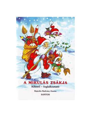 A Mikulás zsákja - Kifestő - foglalkoztató