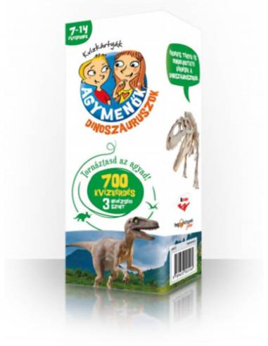 Agymenők kvízkártyák - Dinoszauruszok - 7-14 éveseknek