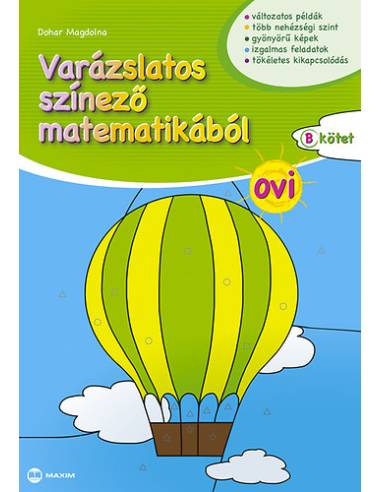 Varázslatos színező matematikából - Ovi - B kötet