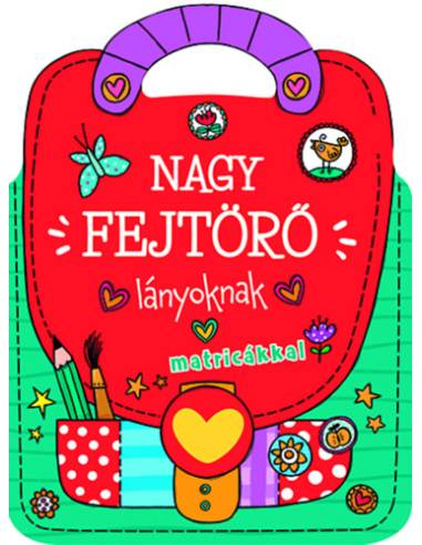 Nagy fejtörő lányoknak - matricákkal