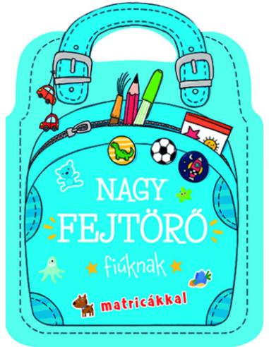 Nagy fejtörő fiúknak - matricákkal