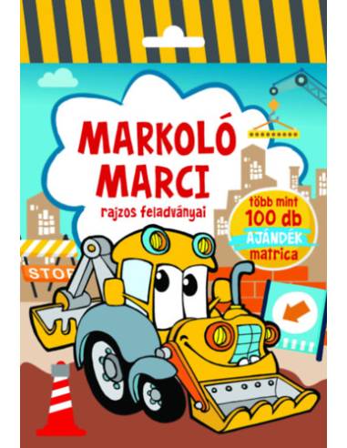 Markoló Marci - rajzos feladványai - Több mint 100 db ajándék matrica