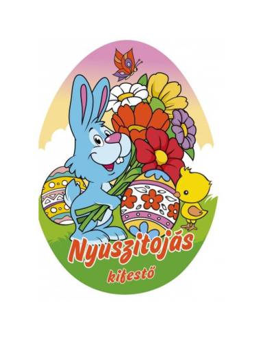 Nyuszitojás kifestő