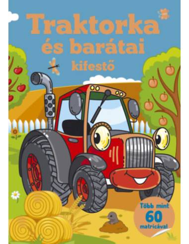 Traktorka és barátai kifestő - Több mint 60 matrica