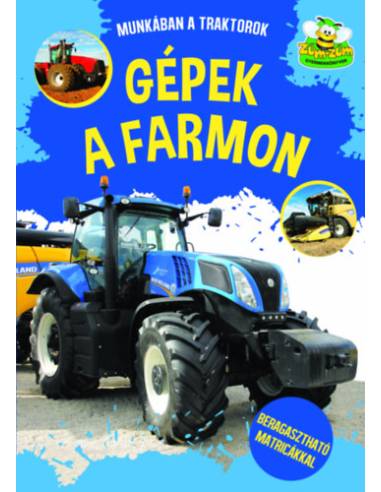 Gépek a farmon - Beragasztható matricákkal