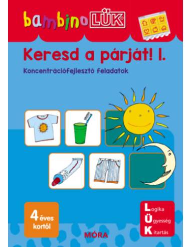 Keresd a párját! 1. - LDI-110 - Koncentrációfejlesztő feladatok - BambinoLÜK