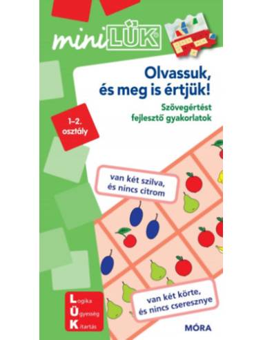 Olvassuk, és meg is értjük! - LDI206 - Szövegértést fejlesztő gyakorlatok - MiniLÜK