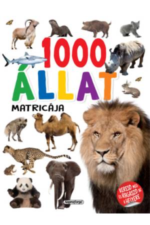 1000 állat matricája - Fehér