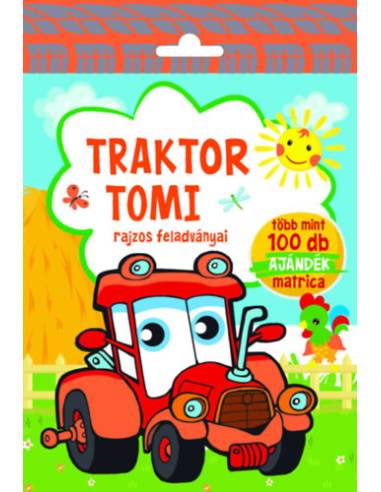 Traktor Tomi - rajzos feladványai - Több mint 100 db ajándék matrica