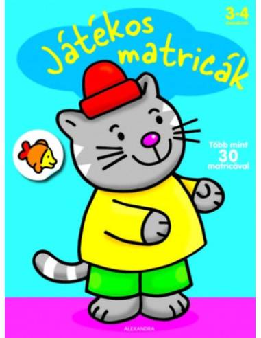 Játékos matricák - Cica