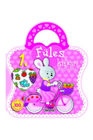 Füles kifestő matricákkal 1. - Bicikli -