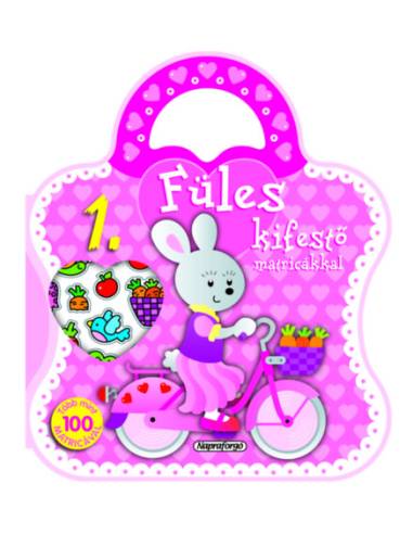 Füles kifestő matricákkal 1. - Bicikli -