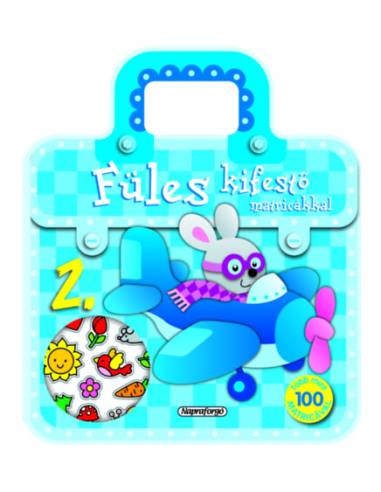 Füles kifestő matricákkal 2. - Repülő -