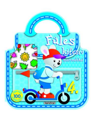 Füles kifestő matricákkal 4. - Roller -