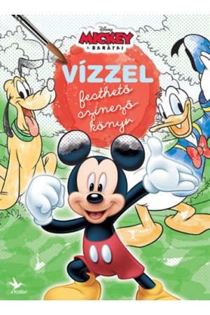 Vízzel festhető színezőkönyv - Mickey és barátai