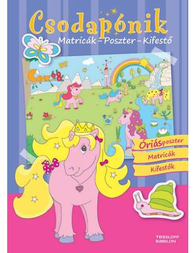 Csodapónik - Matricák - Poszter - Kifestő