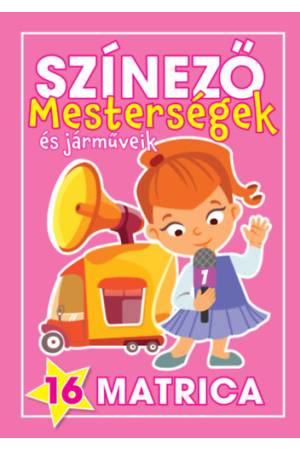 Színező - Mesterségek és járműveik - Lányok -