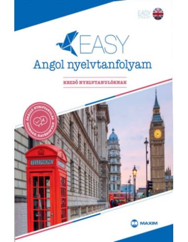 EASY Angol nyelvtanfolyam - Kezdő nyelvtanulóknak - (nyelvkönyv+kísérőfüzet+2 audio és 1 mp3 CD)