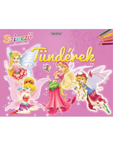 Színező matricákkal - Tündérek