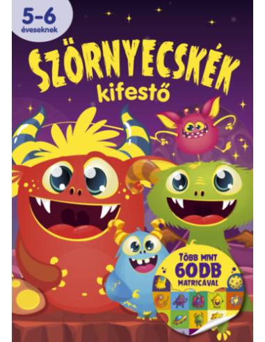 Szörnyecskék kifestő