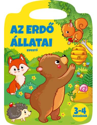 Az erdő állatai - Kifestő