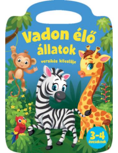 Vadon élő állatok - versikés kifestő