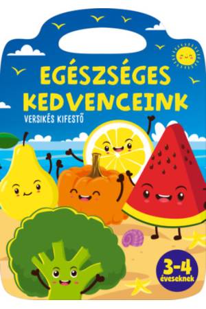 Egészséges kedvenceink - kifestő