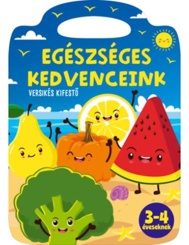 Egészséges kedvenceink - kifestő