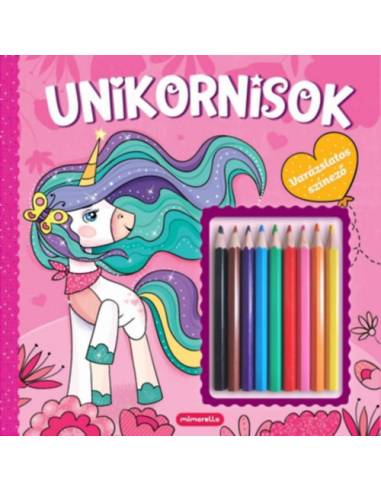 Unikornisok - Varázslatos színező -
